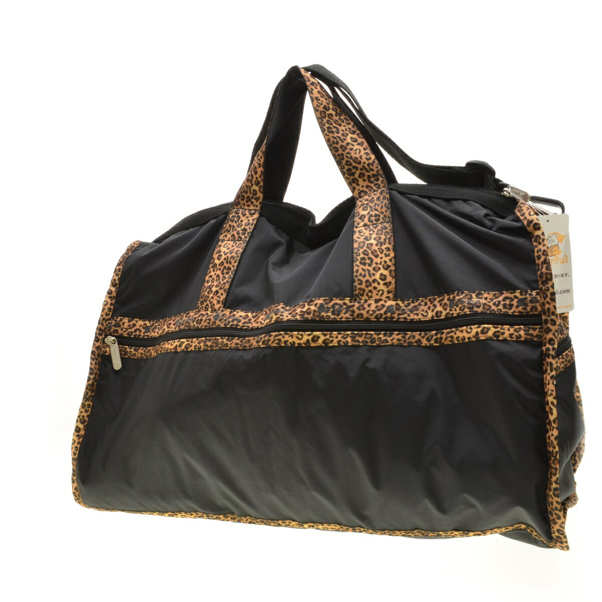 【中古】LESPORTSAC / レスポートサック7185 F403 LARGE WEEKENDER ラージウィークエンダー CHEETAH NOIRボストンバッグ【cacgagaf-z】