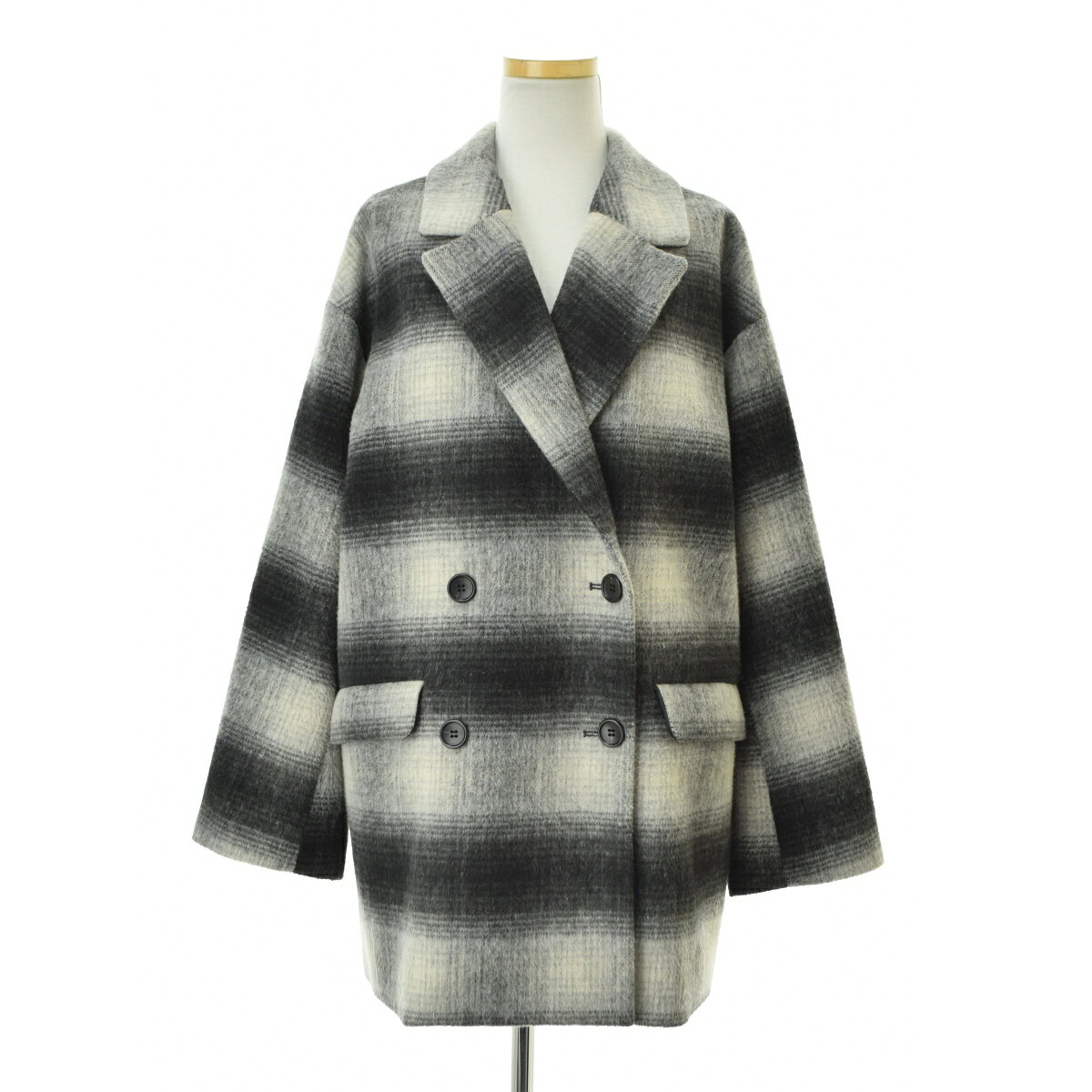 【中古】GLOBAL WORK / グローバルワークGW724573ST シャギーWジャケットコート【cacgajcj-l】 kanful-11986582 ブランド古着の買取販売カンフル パッケージ画像