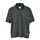 【中古】【期間限定値下げ】CHERVOボーダー半袖ポロシャツ【caceajce-m】