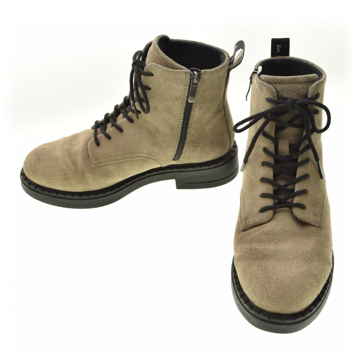 【中古】bussola / ブソラサイドジップブーツ【cacfagch-z】