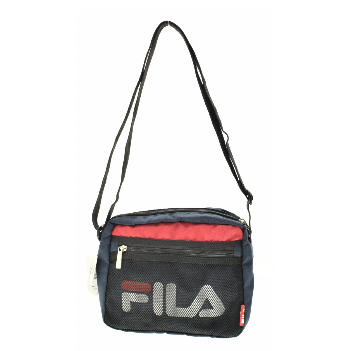 【中古】【期間限定値下げ】FILA / フィラ7569 ロゴプリント メッシュポケットショルダーバッグ【cacfadbc-z】
