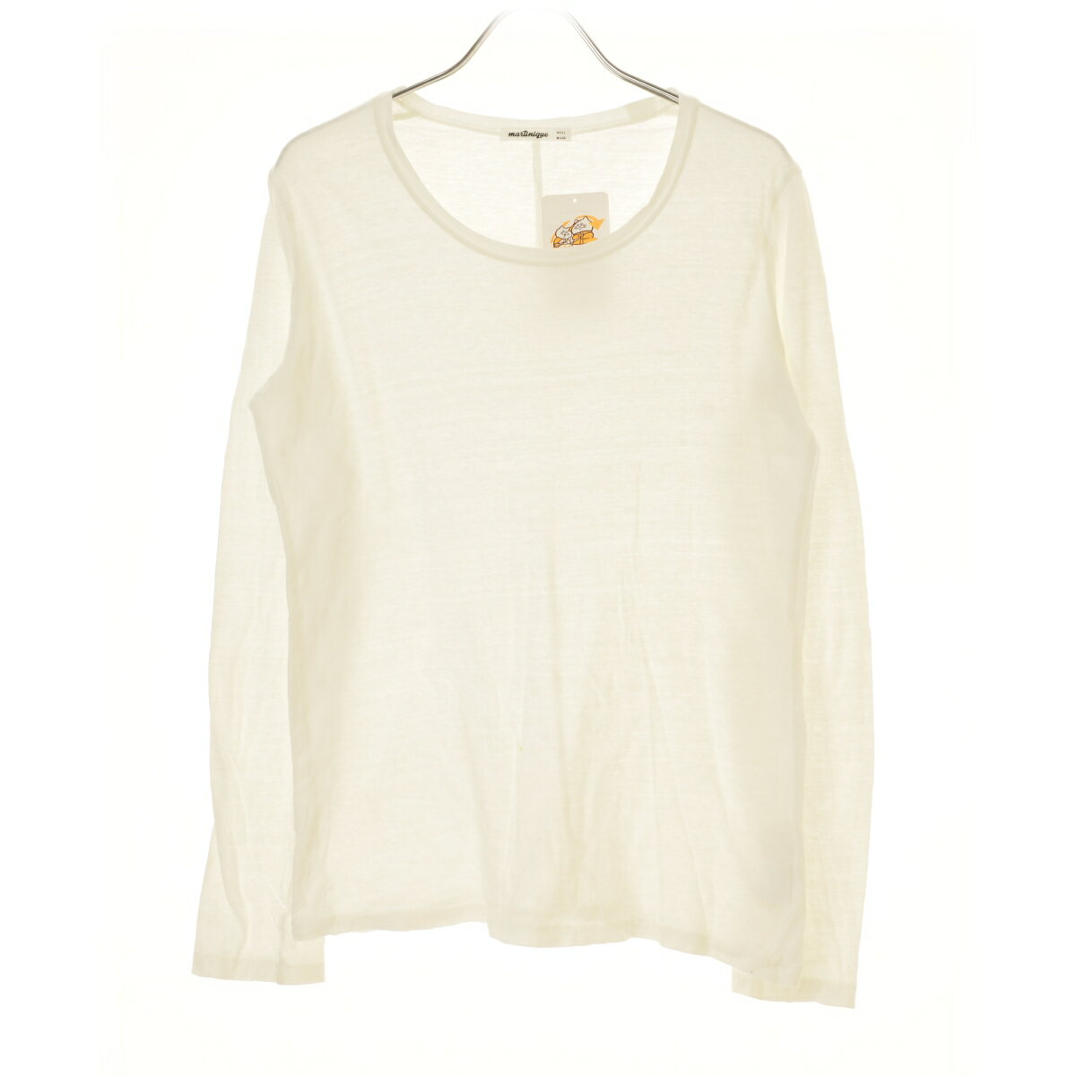 【中古】martinique / マルティニーク無地長袖Tシャツ【cacfbcag-l】