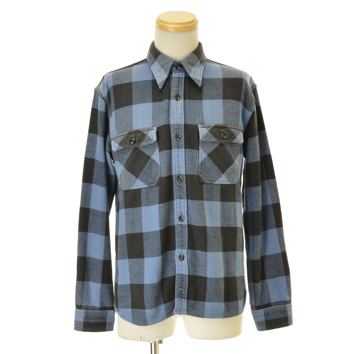 【中古】【期間限定値下げ】THE FLAT HEAD / ザ・フラットヘッドチェックネル長袖シャツ【送料無料】【cacgahcb-m】