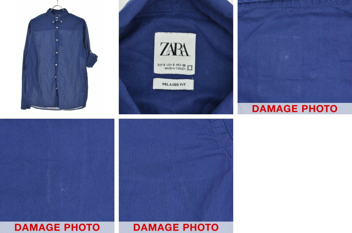 【中古】【期間限定値下げ】ZARA / ザラRELAXED FIT リラックスフィット長袖シャツ【cacfacab-m】 - Image 3