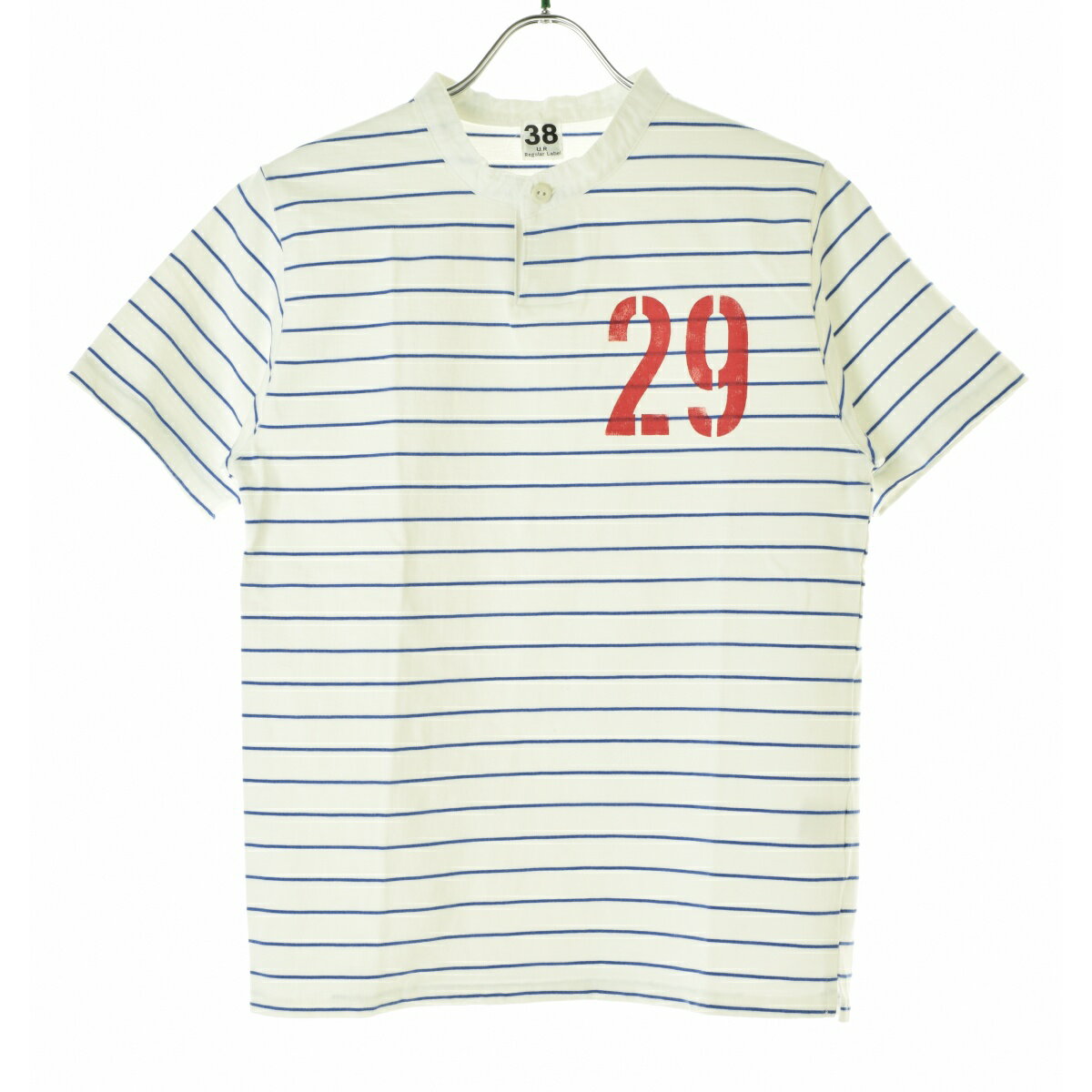 Rakuten - 【中古】URBAN RESEARCH / アーバンリサーチバンドカラー ボーダー ラガー半袖Tシャツ【cacfafcj-m】