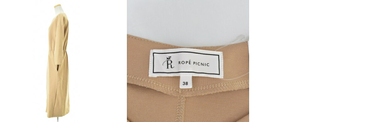 【中古】ROPE PICNIC / ロペ ピクニックGDE59370 ウエストタックロング長袖ワンピース【cacgaccd-l】 kanful-11964578 ブランド古着の買取販売カンフル サンプル画像3