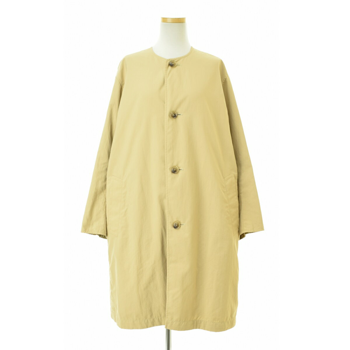 le glazik リバーシブル　ロングコート　未使用品 オリーブ ジャケット le glazik リバーシブル ロングコート 未使用品 オリーブ ジャケット