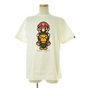 【中古】A BATHING APE × Nintendo 任天堂 / アベイシングエイプ × Nintendo 任天堂MARIO to MILO半袖Tシャツ【c...