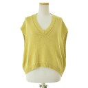 【中古】SACRA / サクラ122132082 COTTON LILYYARN リリヤンコットン半袖ニットベスト【caceahbc-l】(4)