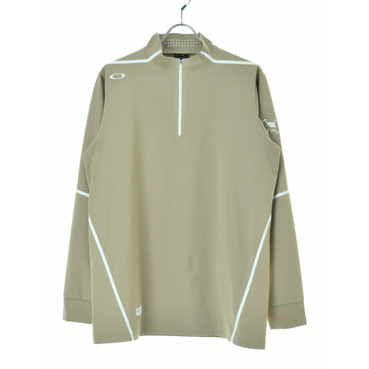 OAKLEY / オークリーFOA402835 SKULL SYNCHRONISM LS MOCK SHIRT ストレッチハーフジップ長袖カットソー