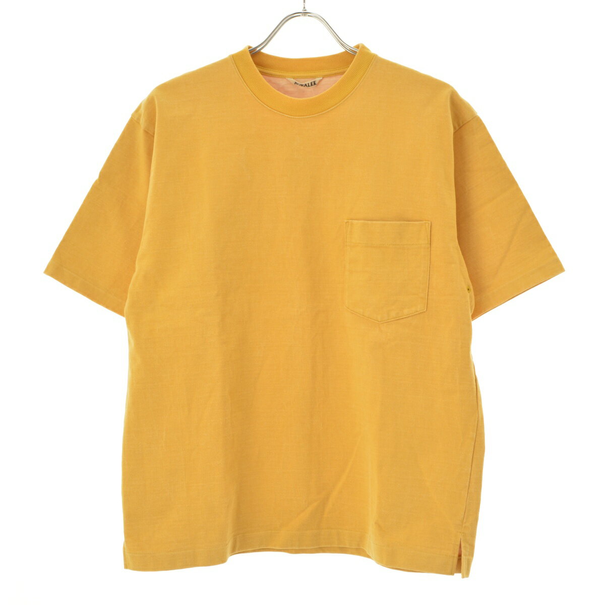 新品 今期 オーラリーAURALEE スタンドアップ Tシャツ キャメル 1 AURALEE（オーラリー）の「＜AURALEE（オーラリー）＞ コットンリネン