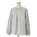 【中古】L 039 APPARTEMENT / アパルトモン21SS 21051560102310 C/N Gahter Blouse ギャザーブラウス長袖ブラウス【送料無料】【caccabcc-l】