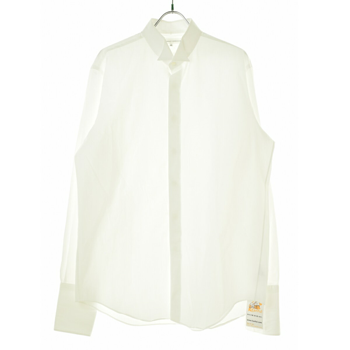 【中古】THE TREAT DRESSINGウイングカラー長袖シャツ【cacfaeaf-m】