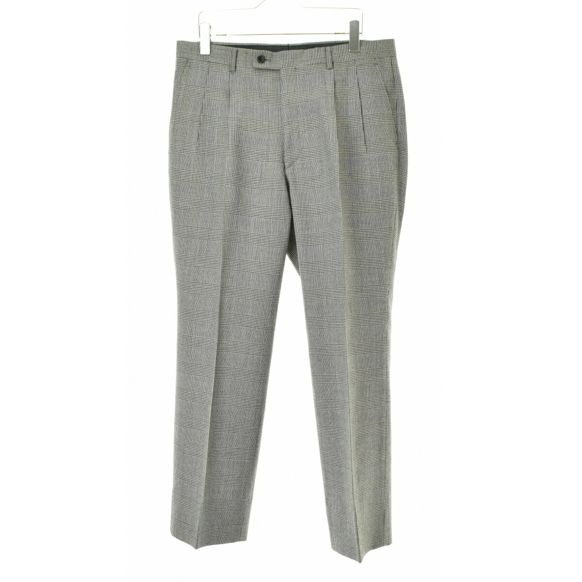 Rakuten - 【中古】a.v.v HOMME / アー・ヴェ・ヴェ オムグレンチェック プリーツスラックスパンツ【cacfahcf-m】