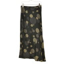 【中古】YOHJI YAMAMOTO+NOIR / ヨウジヤマモトノアールarchives NX-S08-409 ドットシルクロングスカート【cacebabb-l】