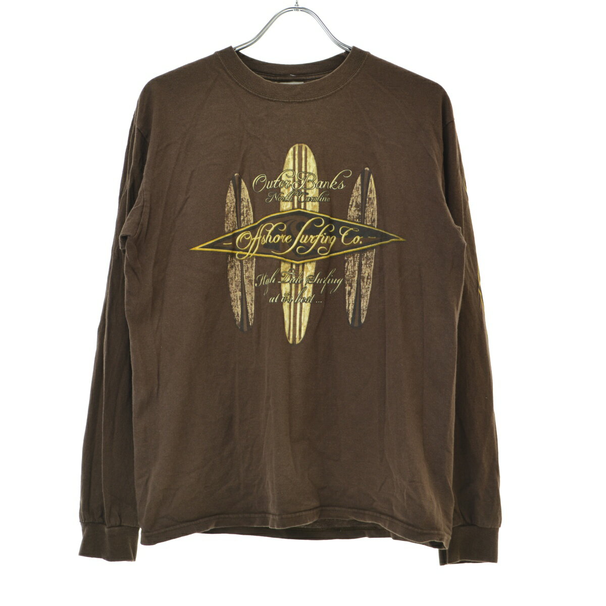 樂天商城 - 【中古】OFFSHORE / オフショア3面プリント長袖Tシャツ【cacfbcba-m】