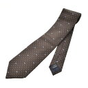 【中古】BURBERRY LONDON / バーバリーロンドンイタリア製 ドット シルクネクタイ【cacfajba-z】