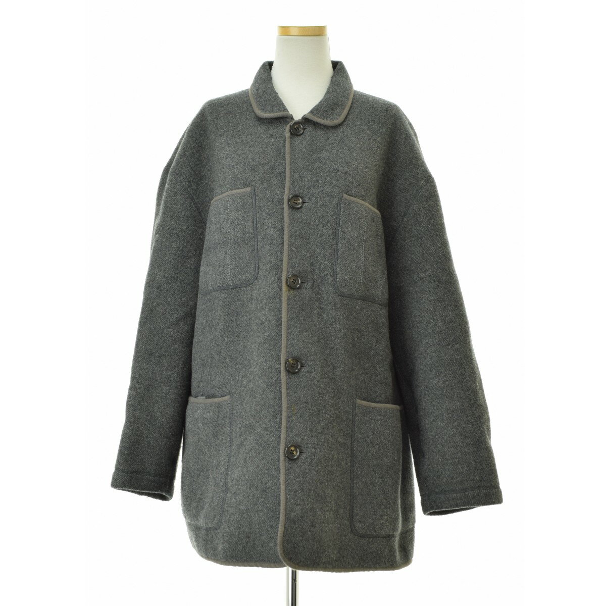 Rakuten - 【中古】PAPAS / パパスD0404FJM54A ウールナイロンウールコート【cacgabag-l】