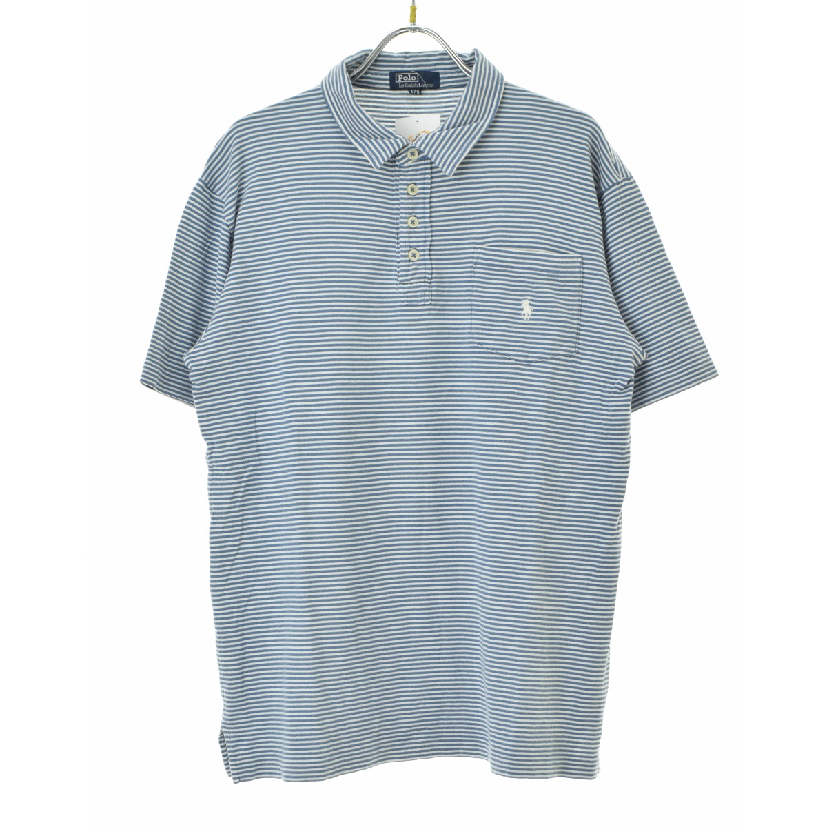【中古】【期間限定値下げ】POLO RALPH LAUREN / ポロ ラルフローレンボーダー半袖ポロシャツ【cacgaebd-l】