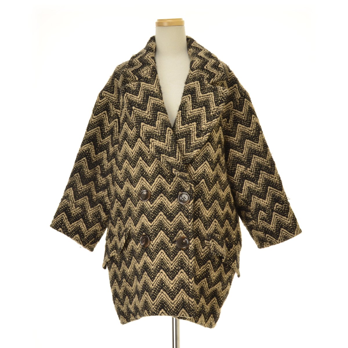 【中古】Abahouse Devinette / アバハウス ドゥヴィネット3040000007 ダブルウールコート【cacfbcbi-l】