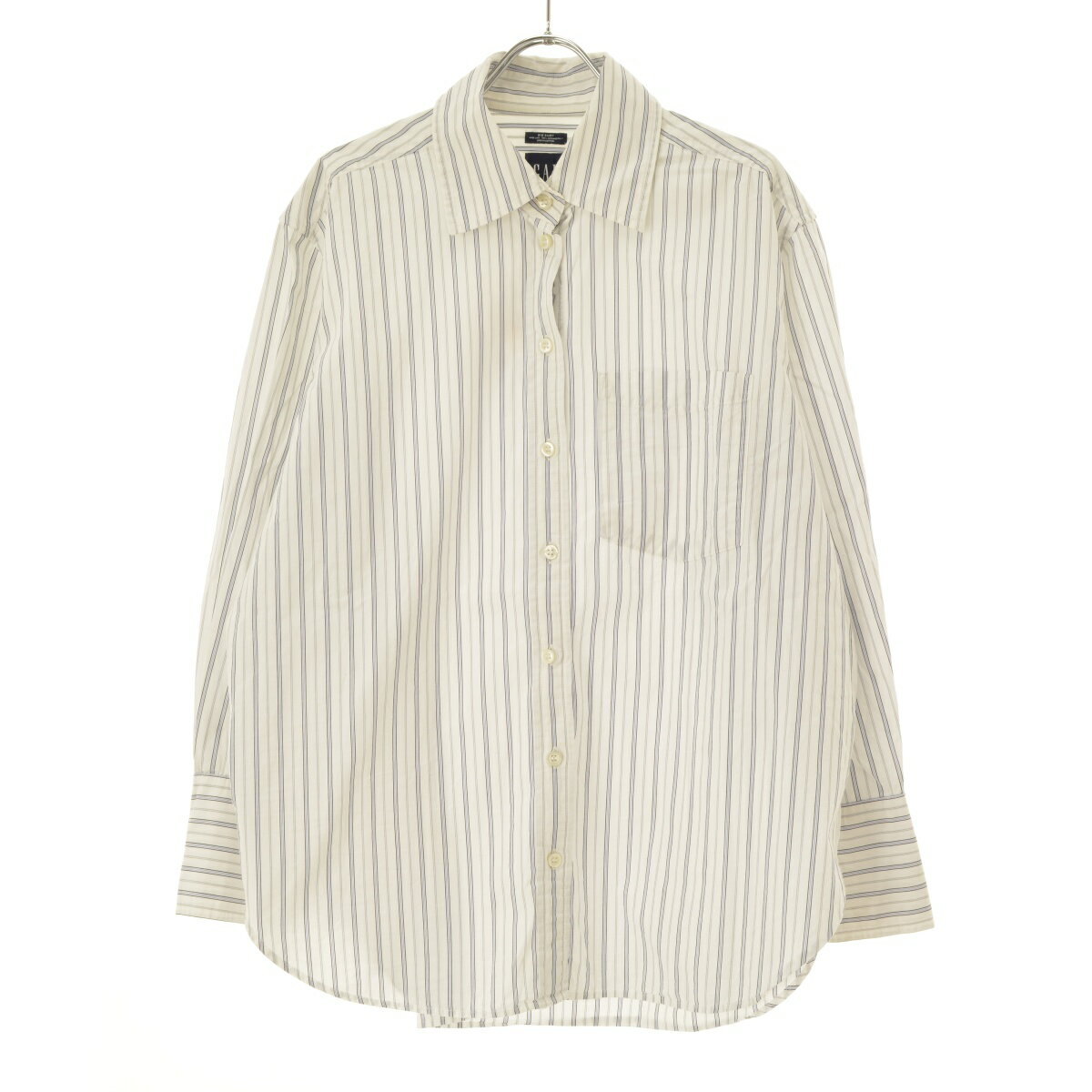 Rakuten - 【中古】GAP / ギャップBIG SHIRT ストライプ長袖シャツ【cacfbbce-l】
