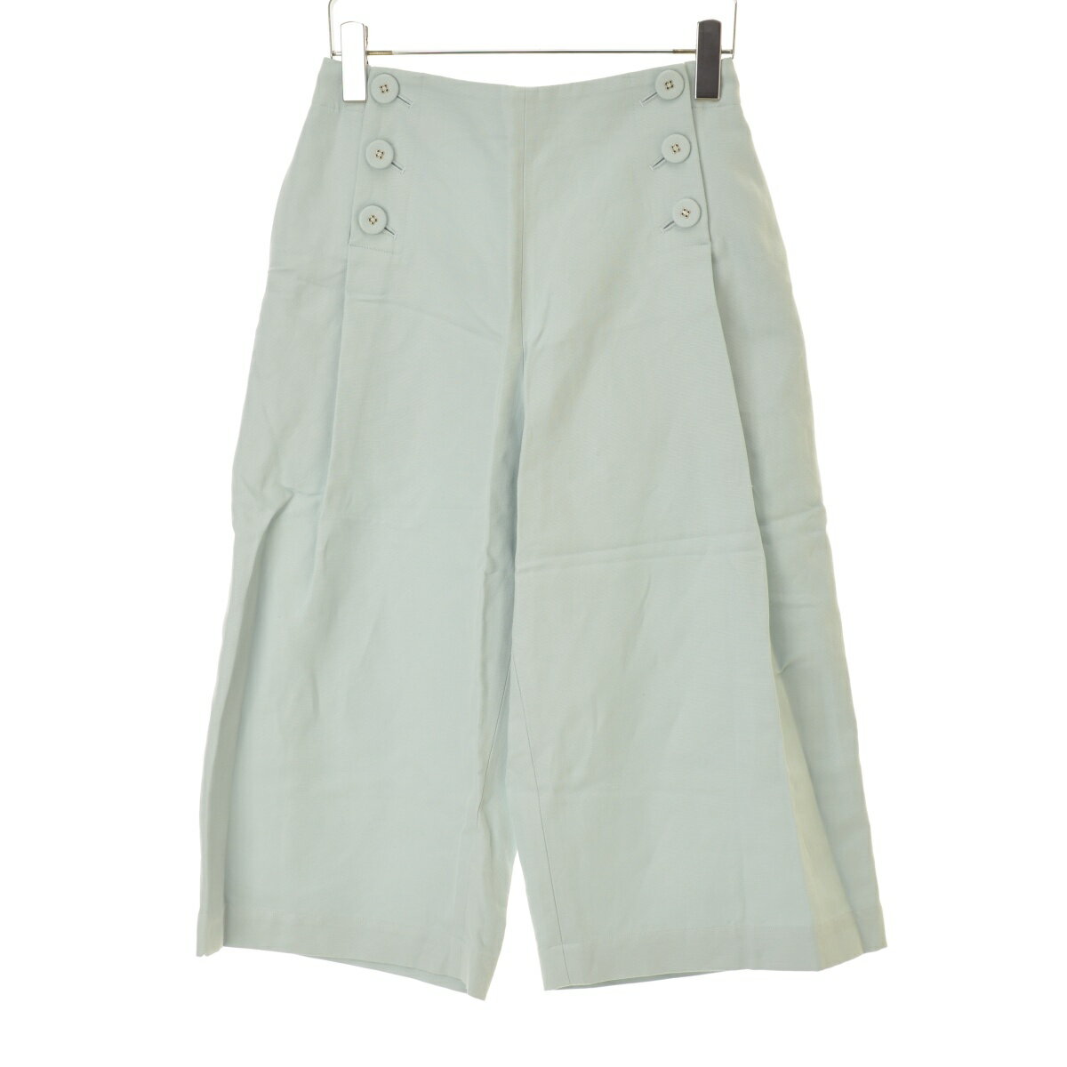 【中古】mina perhonen / ミナペルホネンus4352 camp ワイドクロップドパンツ【caceaecg-l】