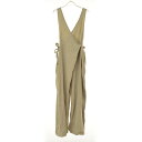 【中古】nest Robe / ネストローブ01154-1294 リネンウール カシュクールオールインワン【cacfadbe-l】