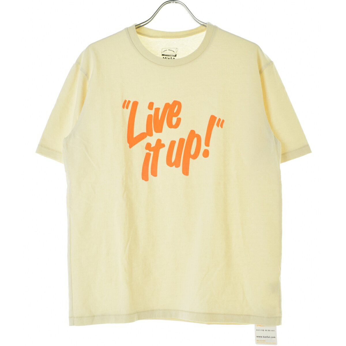 【中古】【期間限定値下げ】MIXTA / ミクスタUSA製 LIVE IT UP!半袖Tシャツ【cacgafcf-m】