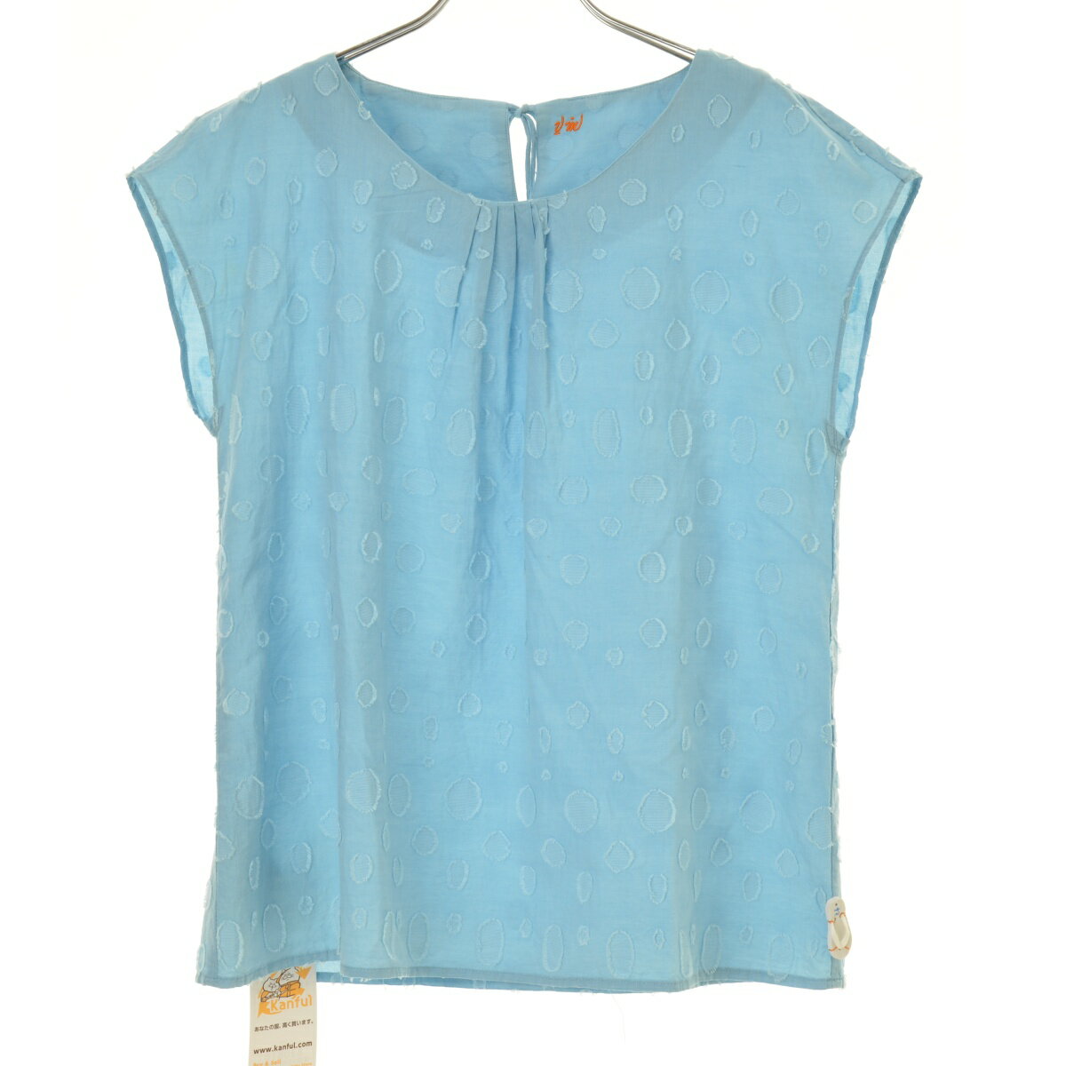 【中古】VM / ヴームVFSH-3533A ギャザードット半袖ブラウス【cacfagbc-l】