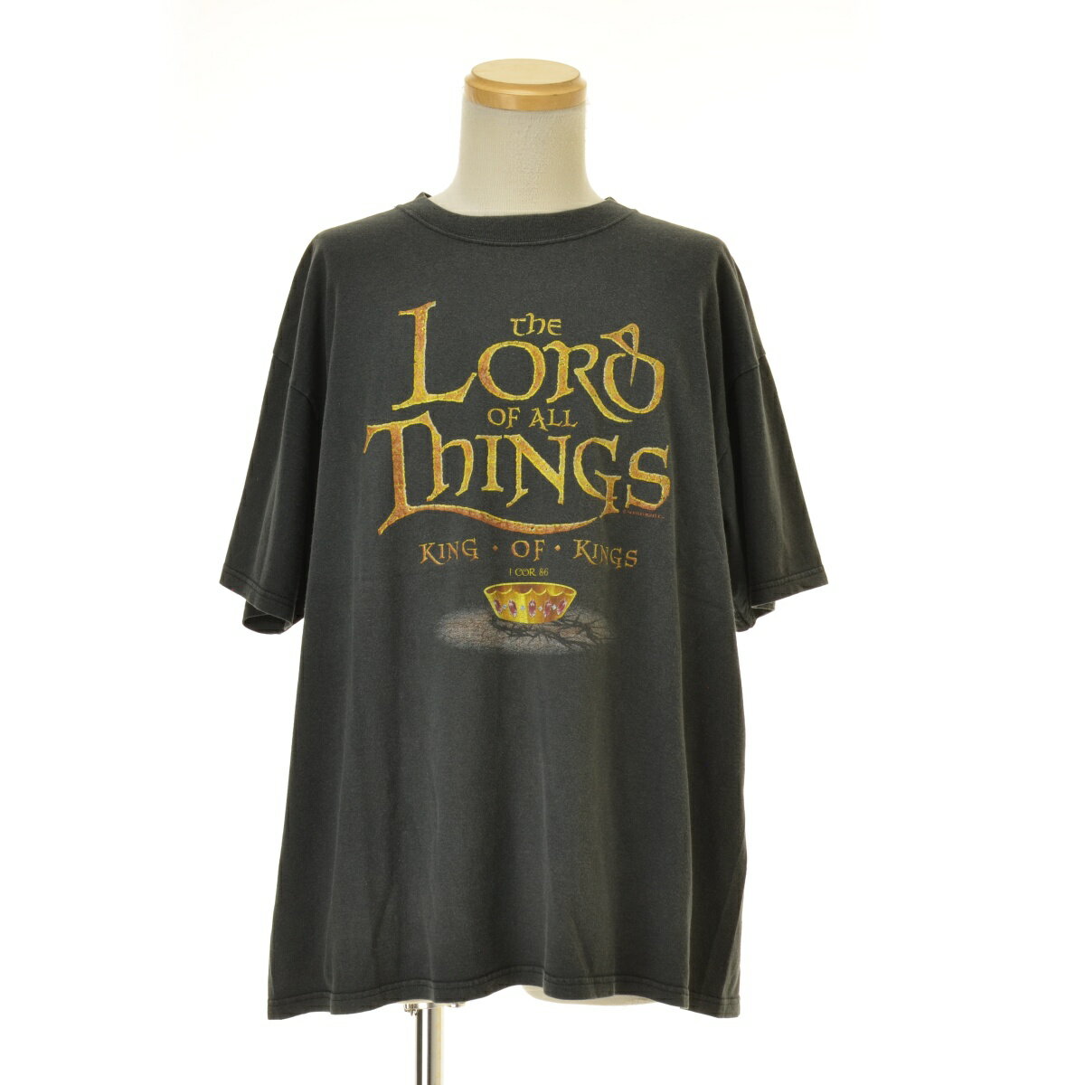 Rakuten - 【中古】古着 / フルギ00s SOLID LIGHT THE LORD OF THE THINGS KING OF KINGS半袖Tシャツ【cacfbaci-m】