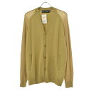 【中古】GU × UNDERCOVER / ジーユー × アンダーカバー24SS 351025 シアーコンビネーションニット長袖カーディガン【cacebcai-...