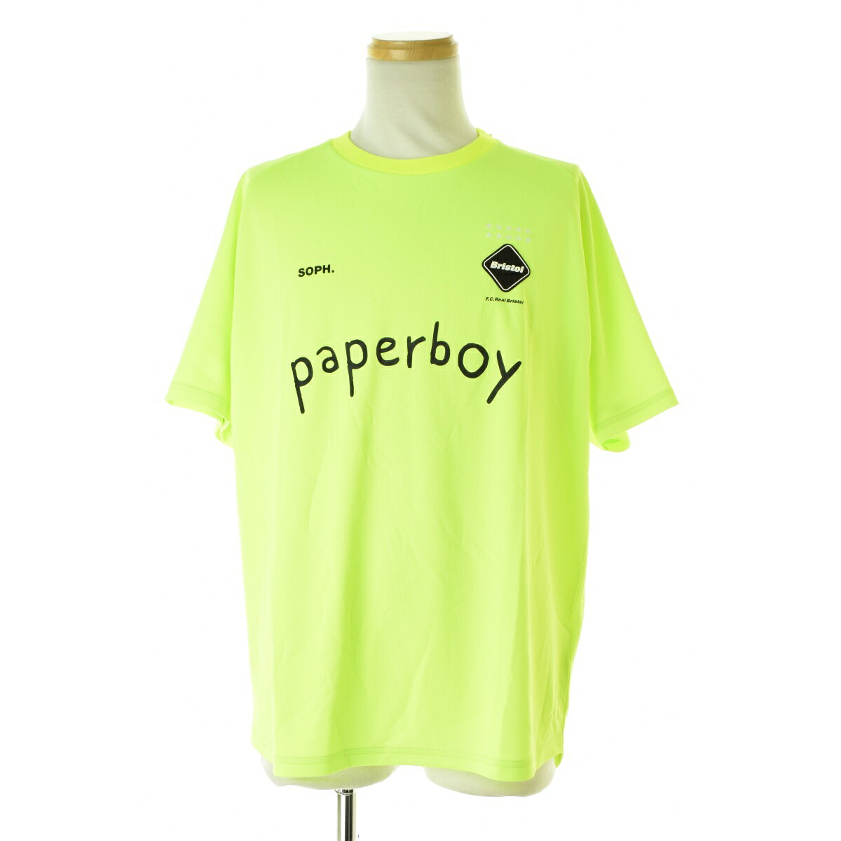 【中古】F.C.R.B. / F.C.Real Bristol × paperboy / エフシーアールビー / エフシーレアルブリストル × ペーパーボーイ24SS FCRB-240149 paperboy S/S PRE MATCH TOP半袖カットソー【cacfbcah-m】