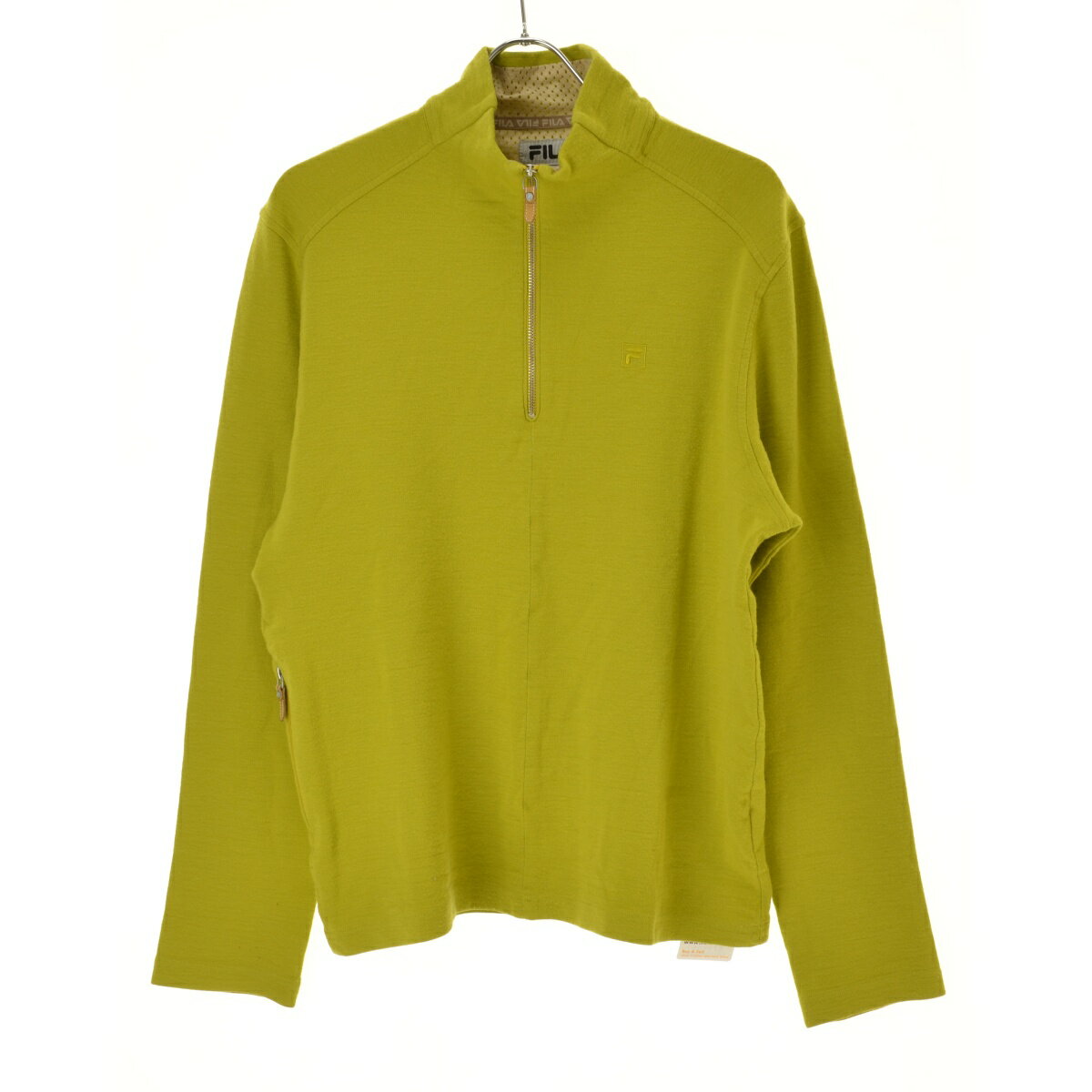 Rakuten - 【中古】FILA / フィラハイネック ハーフジップ ウール混長袖カットソー【cacfacba-m】