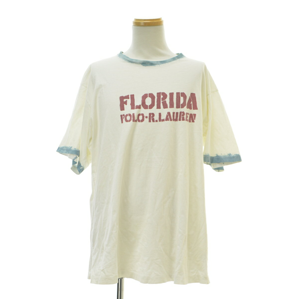 【中古】POLO RALPH LAUREN / ポロ ラルフローレン90s USA製 FLORIDA チャリティー半袖Tシャツ【cacgadbc-m】