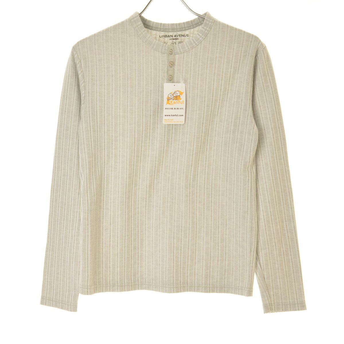URBAN AVENUE HOMMEヘンリーネック長袖カットソー