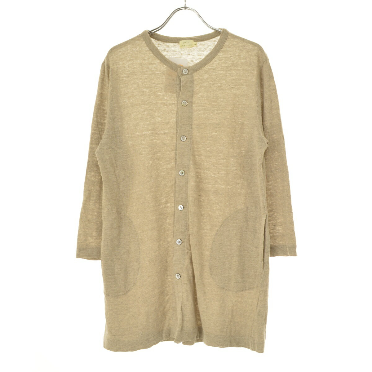 【中古】prit / プリットリネンロング長袖カーディガン【cacfagch-l】
