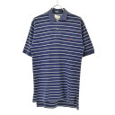【中古】POLO RALPH LAUREN / ポロ ラルフローレンボーダー柄半袖ポロシャツ【cacdajbc-m】