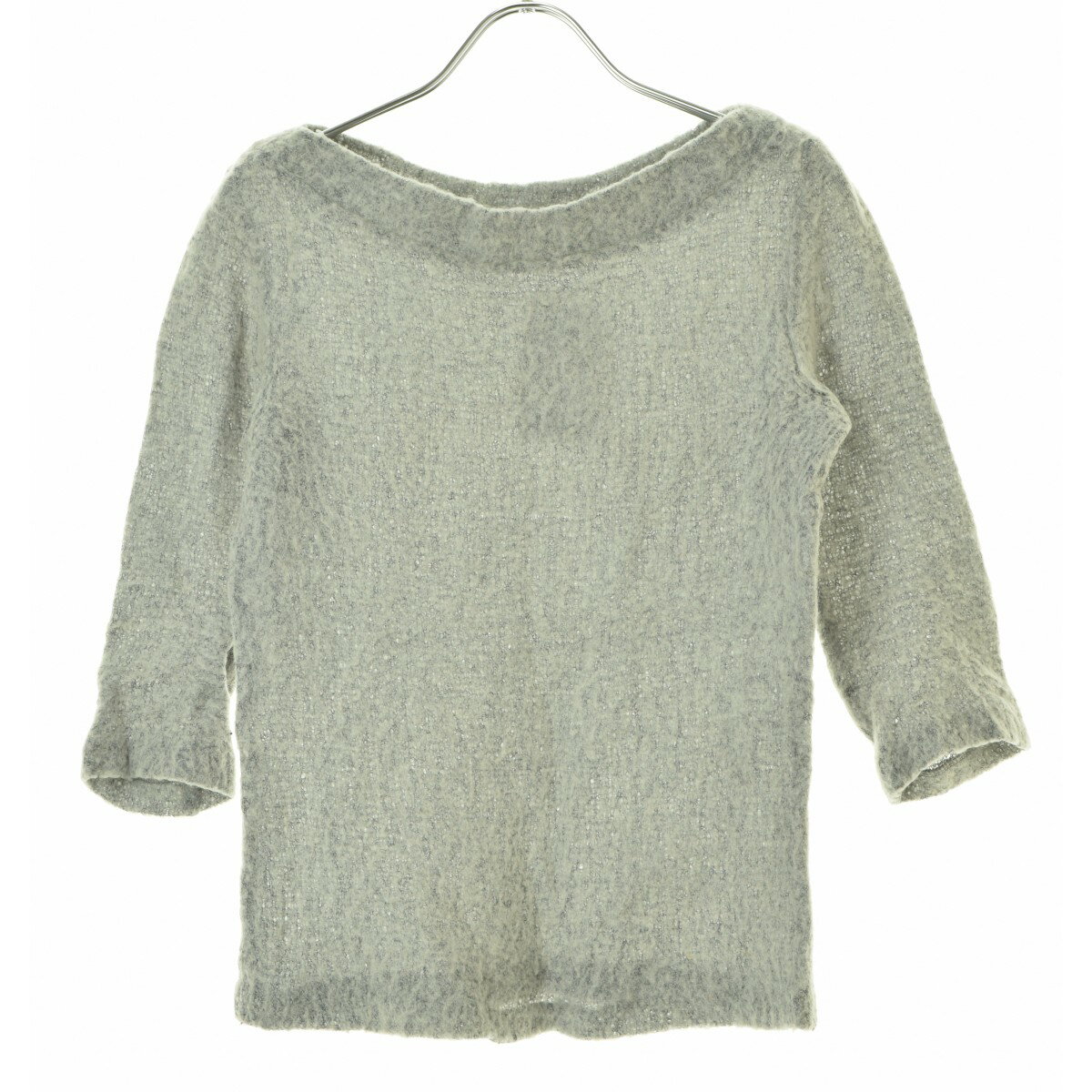 【中古】CHEZ TOIウール混七分袖ニットセーター【cacfbcbc-l】