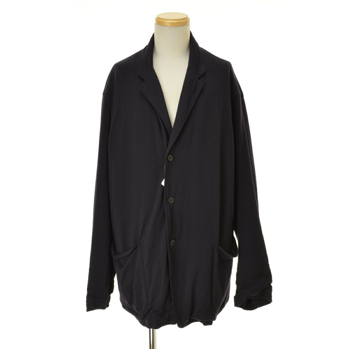 【中古】COMOLI / コモリ24AW A03-06028 WOOL KNIT JACKET ウールニットジャケットテーラードジャケット【cacgadba-m】
