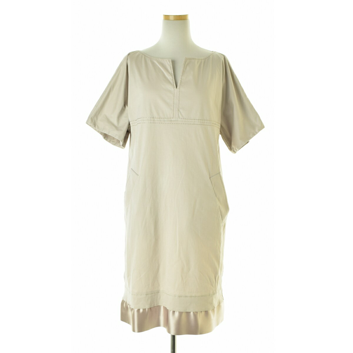 Rakuten - 【中古】ADORE / アドーアスリックネック半袖ワンピース【cacfahcf-l】