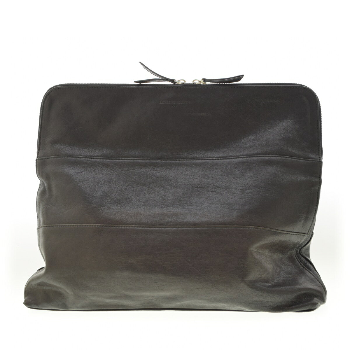 【中古】【期間限定値下げ】KATHARINE HAMNETT / キャサリンハムネット【LAB】SHEEP LEATHER CLUTCH シープレザークラッチバッグ【cacgadad-z】