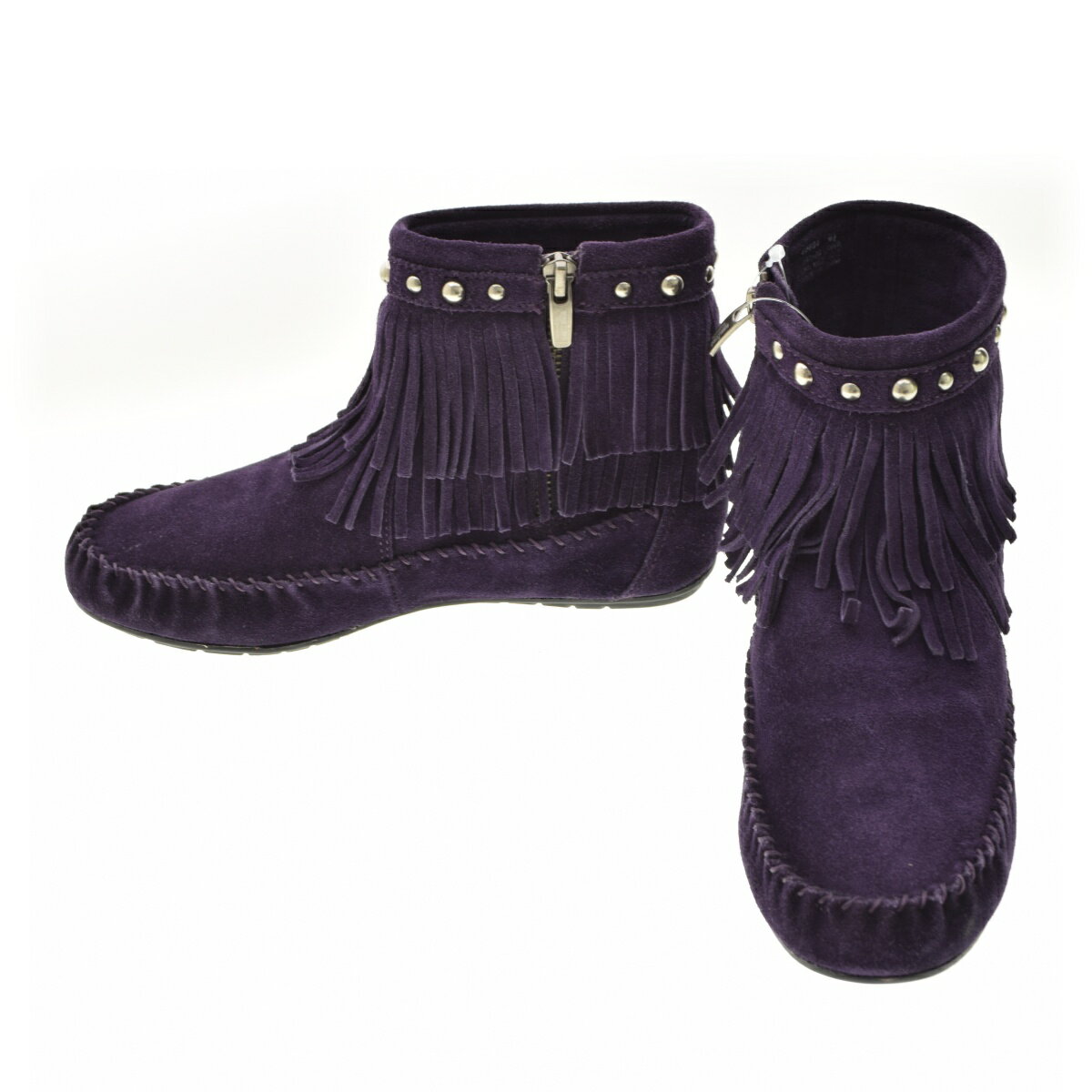 【中古】MINNETONKA / ミネトンカ89804 ELIZA フリンジブーツ【cacgadah-z】