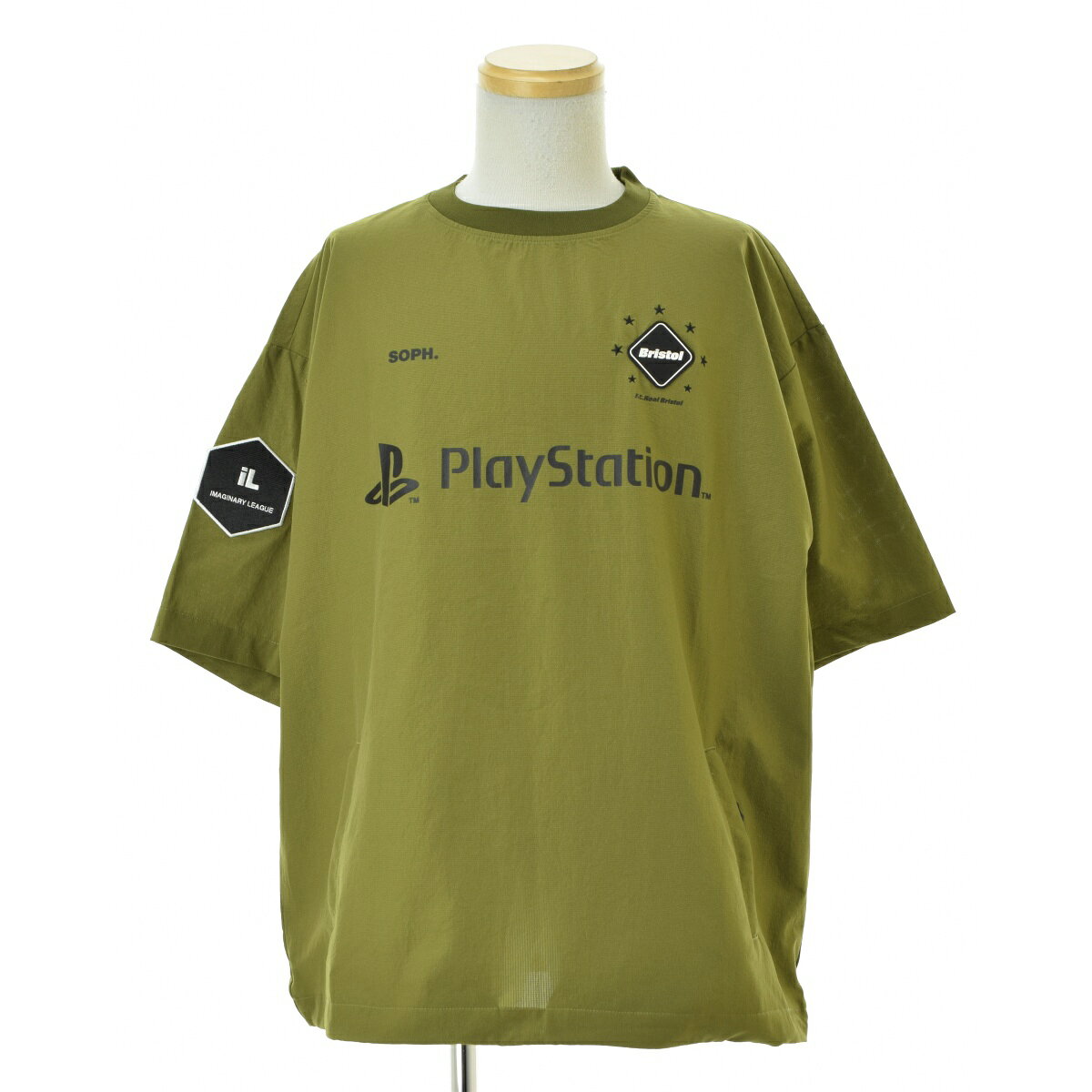 【中古】F.C.R.B. / F.C.Real Bristol × PlayStation / エフシーアールビー / エフシーレアルブリストル × プレイステーション24AW FCRB-242009 Dot Air Short Sleeve Piste半袖カットソー【cacgbace-m】【送料無料】