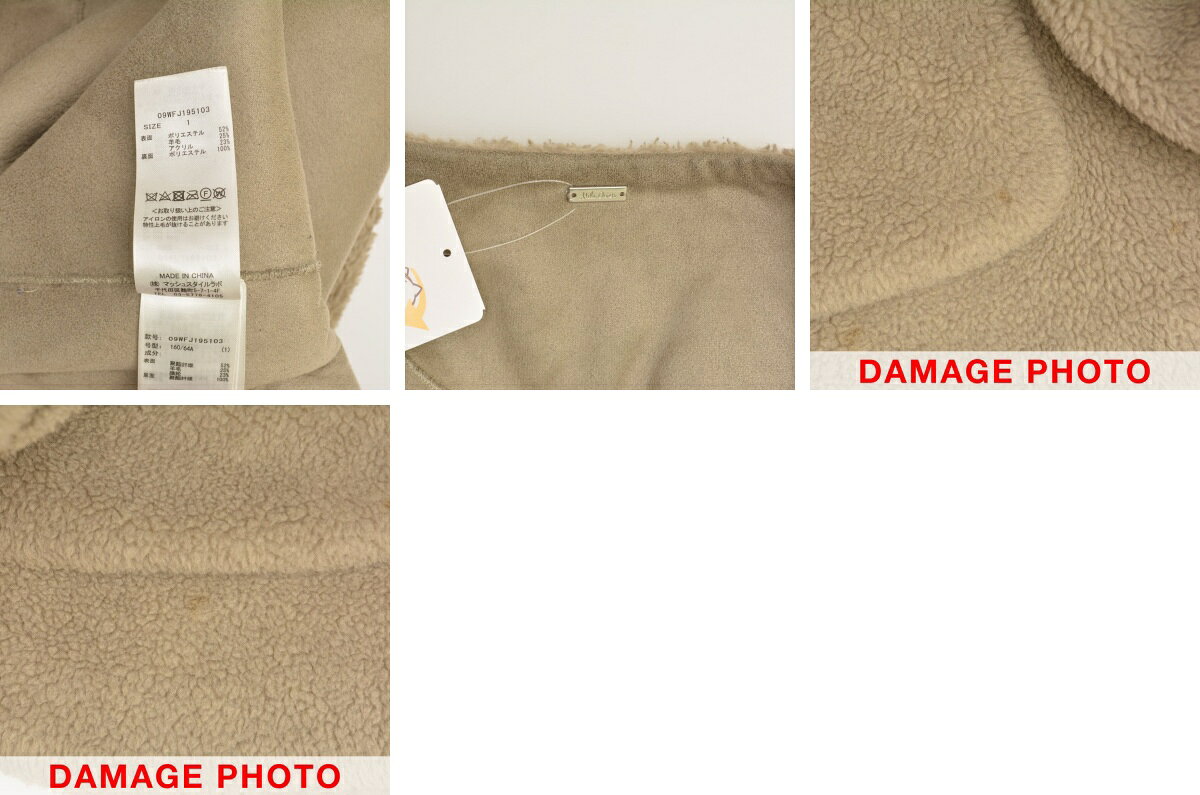 【中古】Mila Owen / ミラオーウェン19AW 09WFJ195103 ノーカラーシャツカーブボアジャケット【cacfbbbi-l】 kanful-11954382 ブランド古着の買取販売カンフル サンプル画像3
