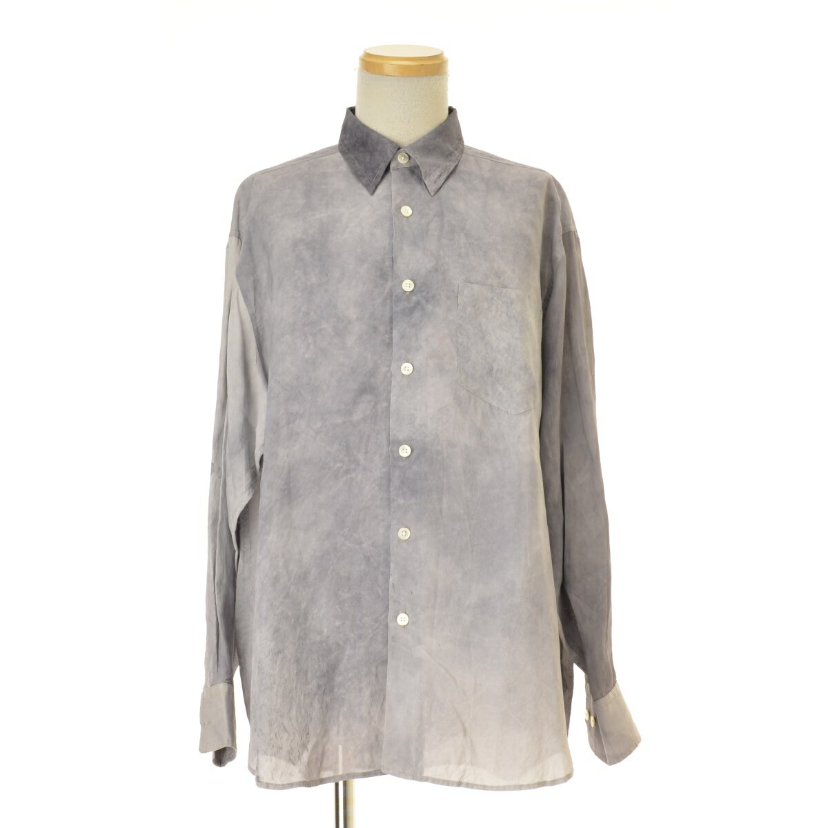 Rakuten - 【中古】I am dork / アイアムドーク23SS HIDDEN BD LONG SLEEVE SHIRTS ビスコースシルク長袖シャツ【cacgaecg-m】