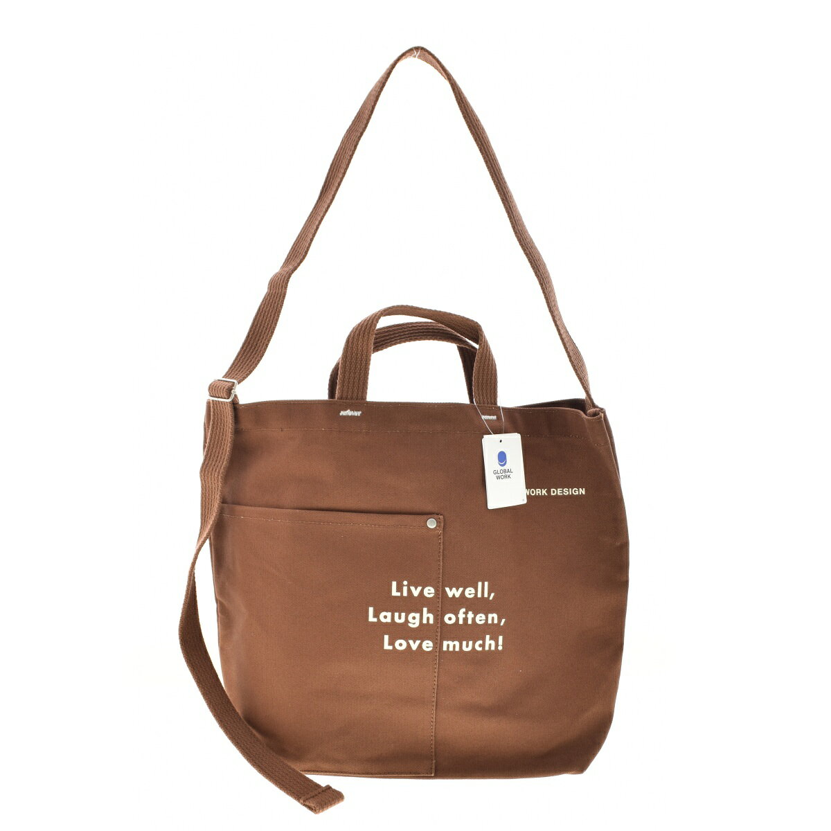 【中古】GLOBAL WORK / グローバルワーク2WAY キャンバストートバッグ【cacgbabg-z】 kanful-11988368 ブランド古着の買取販売カンフル サンプル画像2