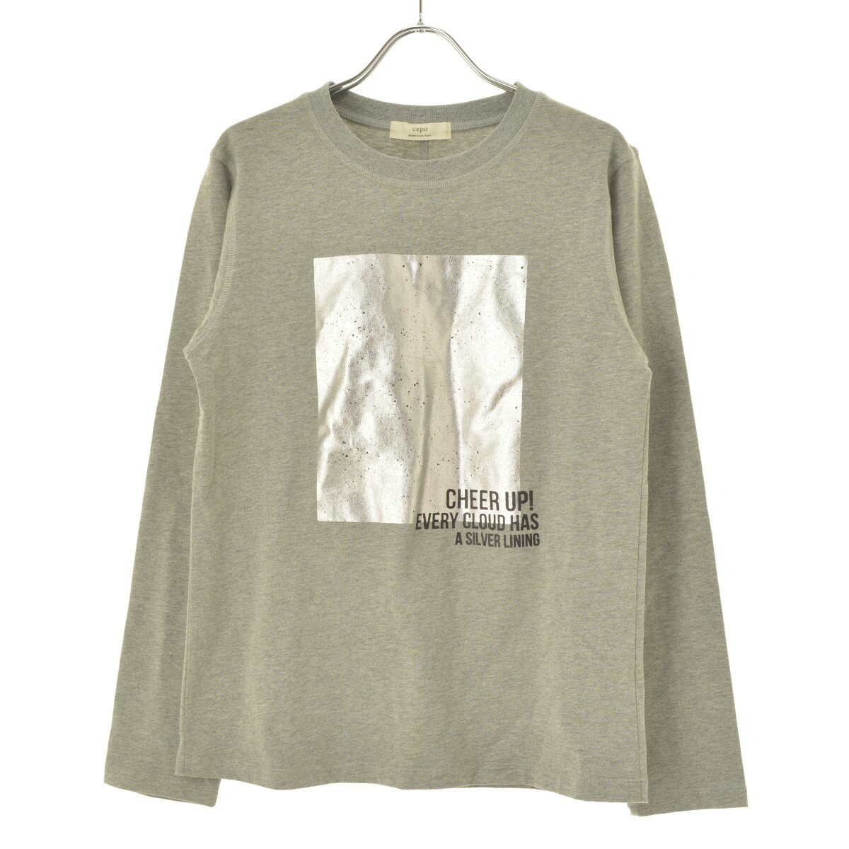 【中古】CEPO / セポCCN-1005 ハクプリントロングスリーブTee長袖Tシャツ【cacfbbaj-l】