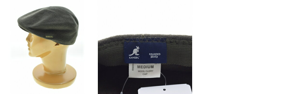 【中古】KANGOL / カンゴール6988BC WOOL CLERY CAPハンチングキャップ【caceajda-z】