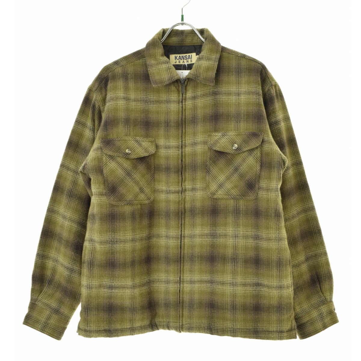 Rakuten - 【中古】【期間限定値下げ】KANSAI JEANSチェック中綿シャツジャケット【cacfbbcg-m】