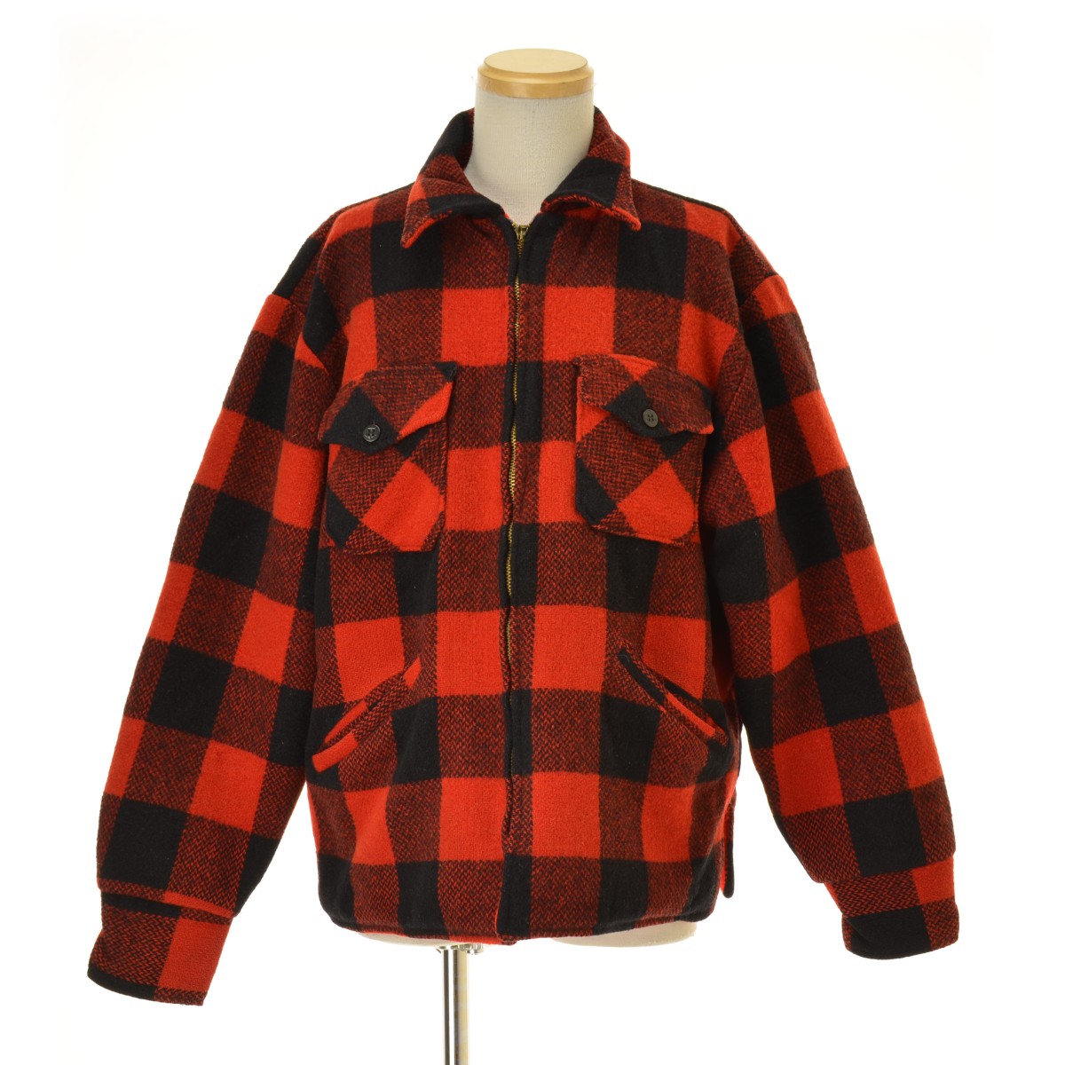 樂天商城 - 【中古】【期間限定値下げ】Yorke sportswear60s〜 バッファローチェックインナーボアウールジャケット【cacfbabg-m】